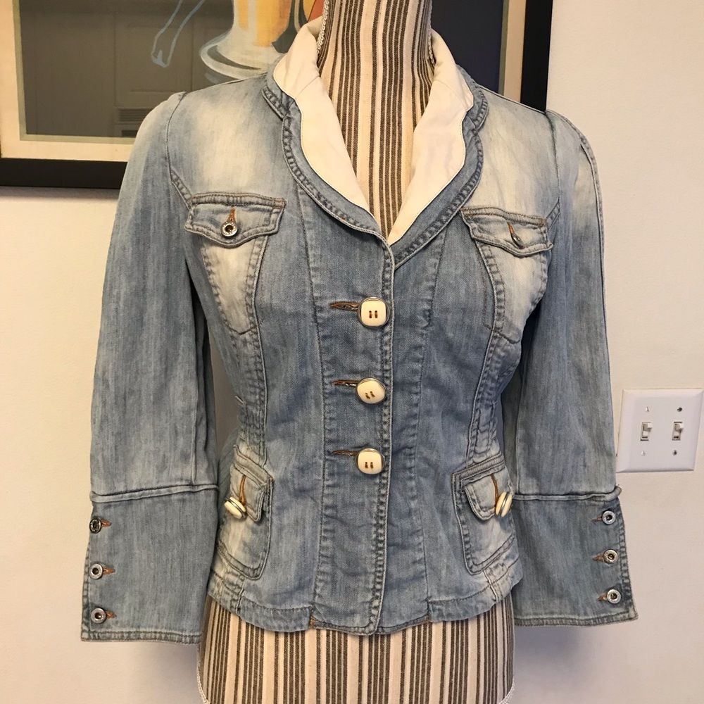 Dolce and Gabbana Light Blue Denim Jacket